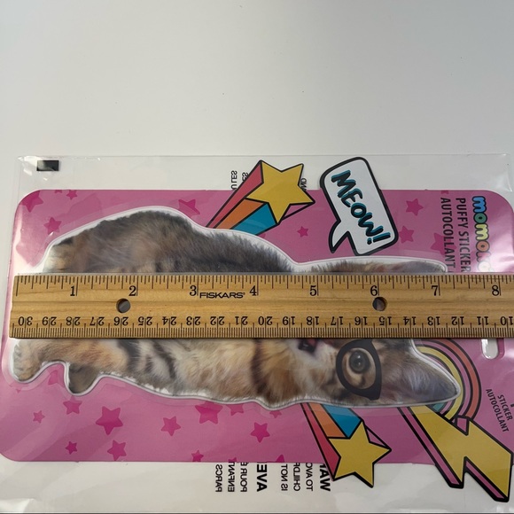 Jumbo puffy cat accent sticker - Picture 4 of 5